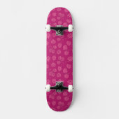 Magenta Berry Pattern Persoonlijk Skateboard (Voorkant)