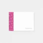 Magenta Berry Pattern Post-it® Notes (Voorkant)