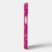Magenta Bessendruppelpatroon Case-Mate iPhone Case (Achterkant / Rechts)