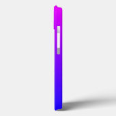 Magenta Blau Ombre Case-Mate iPhone Case (Achterkant / Links)