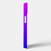 Magenta Blau Ombre Case-Mate iPhone Case (Achterkant / Rechts)