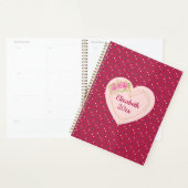 Magenta Bloemhart Persoonlijke Planner (Display)