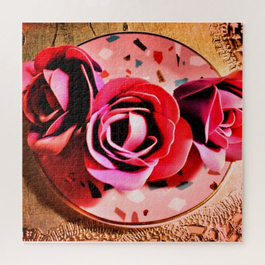 Magenta Blooms Legpuzzel (Horizontaal)