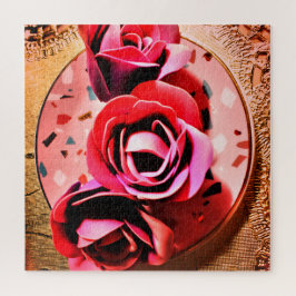 Magenta Blooms Legpuzzel