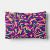 Magenta Blue Beige Abstracte Fluid Wave wervelinge Etui (Voorkant)