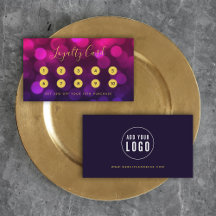 Magenta Blue Bokeh-lampjes met moderne kalligrafie