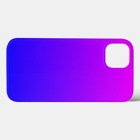 Magenta Blue Ombre Case-Mate iPhone Case (Achterkant (horizontaal))