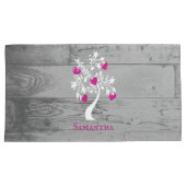 Magenta-boom van het Gepersonaliseerde Hoesje van  Kussensloop (Voorkant-Rechts)