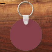 Magenta bordeauxrode lippen   sleutelhanger (Achterkant)