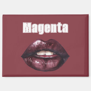 Magenta Bourgondië Rode Lippen Magneet