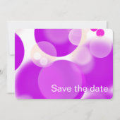 Magenta Bubbel Save The Date (Voorkant)