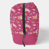 Magenta Bunny Garden & Bloem Monogram Toilettasje (Rechts)