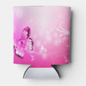 Magenta Butterfly Blikjeskoeler (Voorkant)