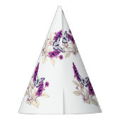 Magenta Butterfly Bush Feesthoedjes (Achterkant)