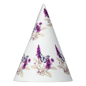 Magenta Butterfly Bush Feesthoedjes (Links)