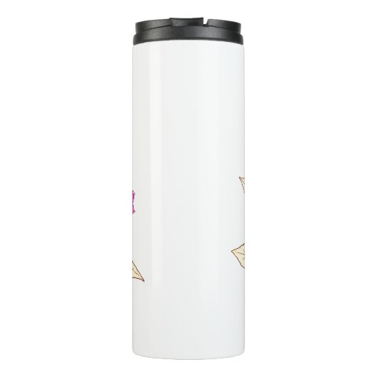 Magenta Butterfly Bush Thermosbeker (Achterkant)