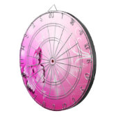 Magenta Butterfly Dartbord (Voorkant Rechts)