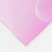 Magenta Butterfly Fleece Deken (Hoek)