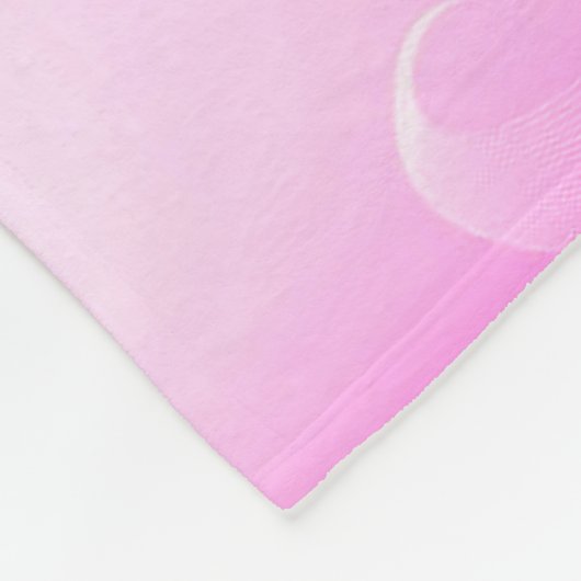 Magenta Butterfly Fleece Deken (Hoek)