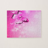 Magenta Butterfly Legpuzzel (Horizontaal)