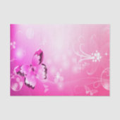 Magenta Butterfly Tissuepapier (Voorkant)