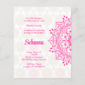 Magenta cerise bright yellow Mehndi budget nodig (Achterkant)