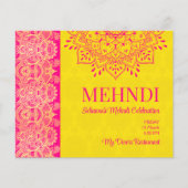 Magenta cerise bright yellow Mehndi budget nodig (Voorkant)