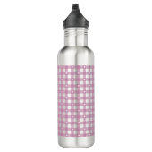 Magenta Checks Waterfles (Rechts)