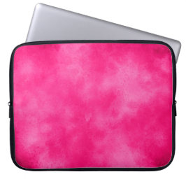 Magenta Cloud Effect Electronics Bag Laptop Sleeve