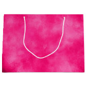 Magenta Cloud Effect Gift Bag Groot Cadeauzakje (Voorkant)