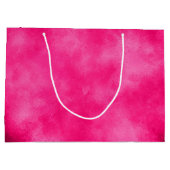 Magenta Cloud Effect Gift Bag Groot Cadeauzakje (Achterkant)
