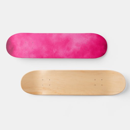 Magenta Cloud Effect Skateboard (Horizontaal)