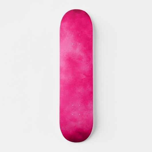 Magenta Cloud Effect Skateboard (Voorkant)