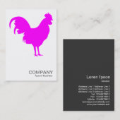 Magenta Cocreel - Wit Visitekaartje (Voorkant / Achterkant)
