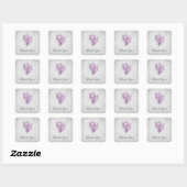 Magenta Conch Shell Dank u Stickers (Vel)