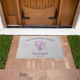 Magenta Conch Shell Doormat Deurmat