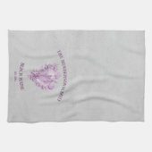 Magenta Conch Shell Kitchen Towel Theedoek (Horizontaal)