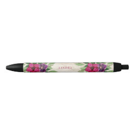 Magenta Country Floral Zwarte Inkt Pen