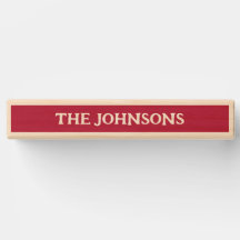 Magenta Custom Name Topple Tower