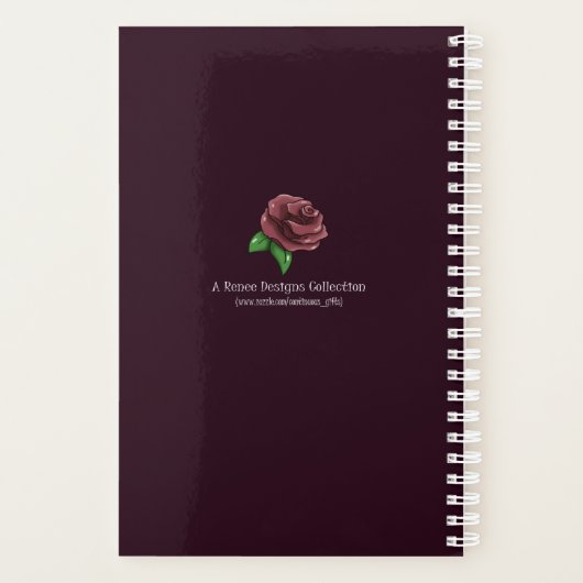 Magenta dagelijks planner (Achterkant)