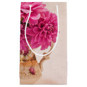 Magenta Dahlias Klein Cadeauzakje (Voorkant)