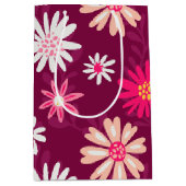 Magenta Daisy Design Medium Cadeauzakje (Voorkant)