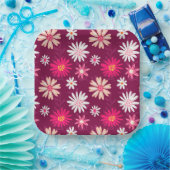 Magenta Daisy Design Papieren Bordje (Feest)