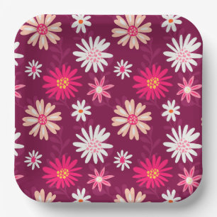 Magenta Daisy Design Papieren Bordje
