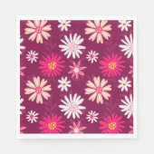 Magenta Daisy Design Servet (Voorkant)
