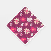 Magenta Daisy Design Servet (Hoek)