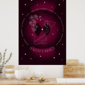 Magenta Dark Boogschutter Poster (Keuken)