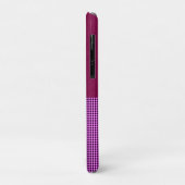 Magenta Denim en Tartan, Case-Mate iPhone Case (Achterkant/links)