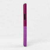 Magenta Denim en Tartan, Case-Mate iPhone Case (Achterkant/rechts)