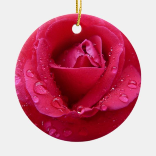 Magenta Dew Keramisch Ornament (Voorkant)